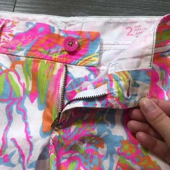 Lilly Pulitzer Suba To Cuba Callahan Shorts Size 2 - Picture 6 of 12